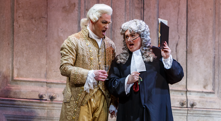 Daniel O'Hearn as Curzio in the Marriage of Figaro (photo credit: David Bachman)