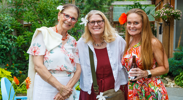 Feeling tropical at our August 2022 Garden Party