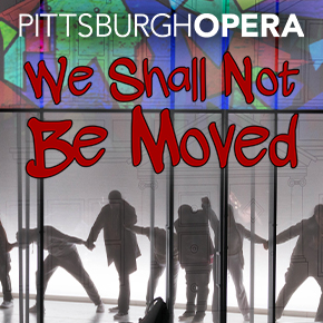 Promotional image for the opera We Shall Not Be Moved