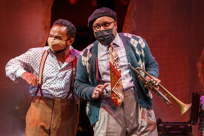 Photo from Pittsburgh Opera's production of Charlie Parker's Yardbird